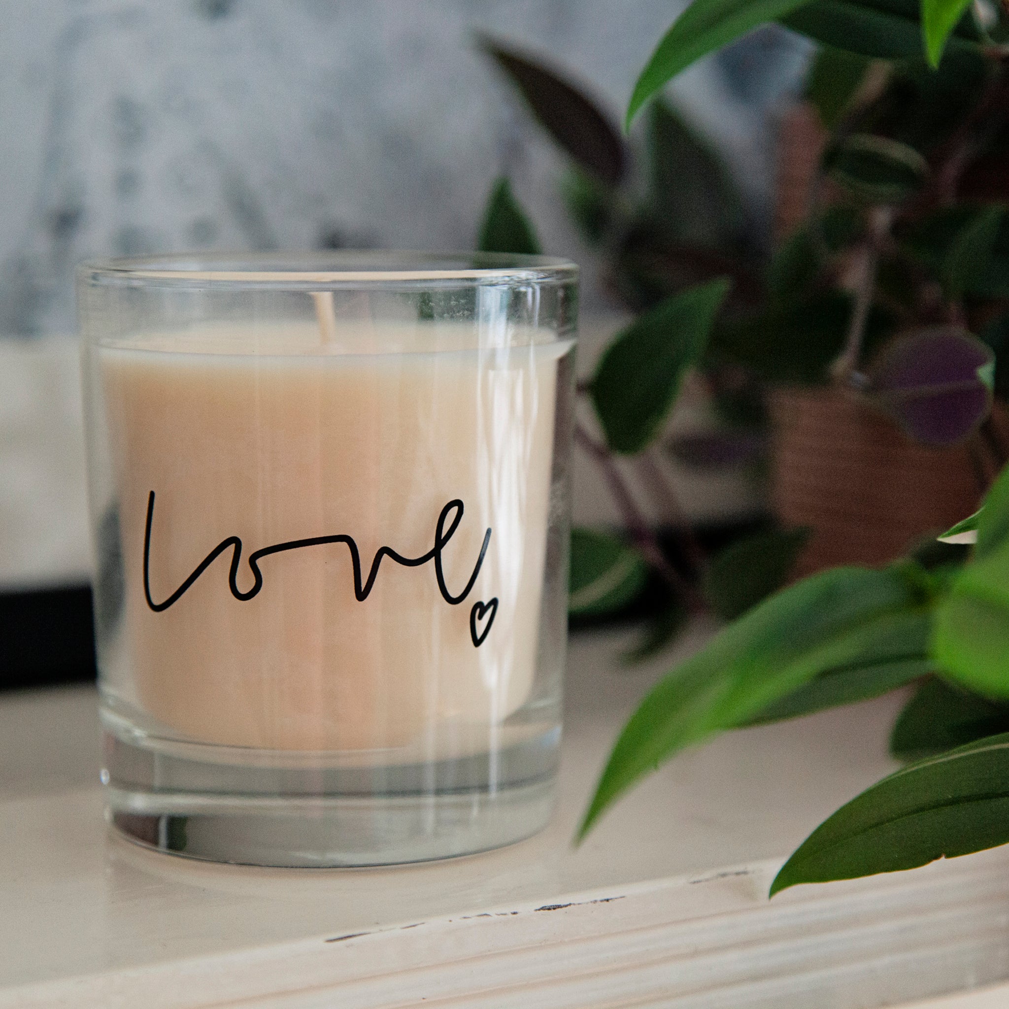 Love natural soy candle - INPO x From Babies with Love