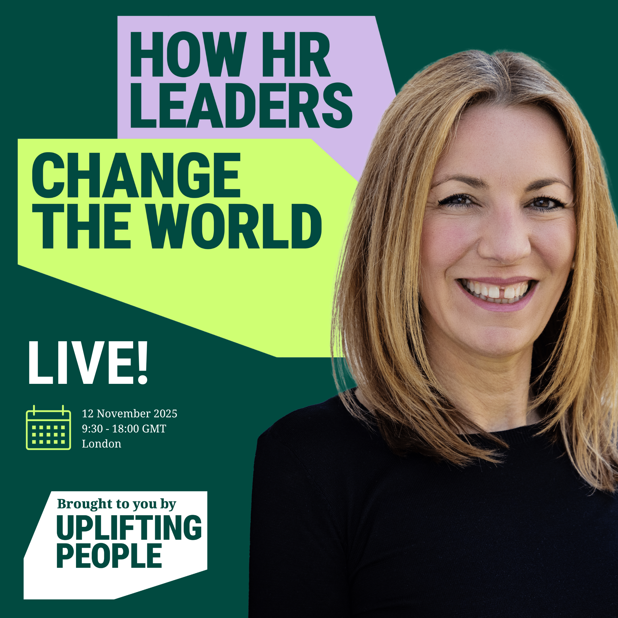 Early Bird ticket - How HR Leaders Change the World Live! 2025