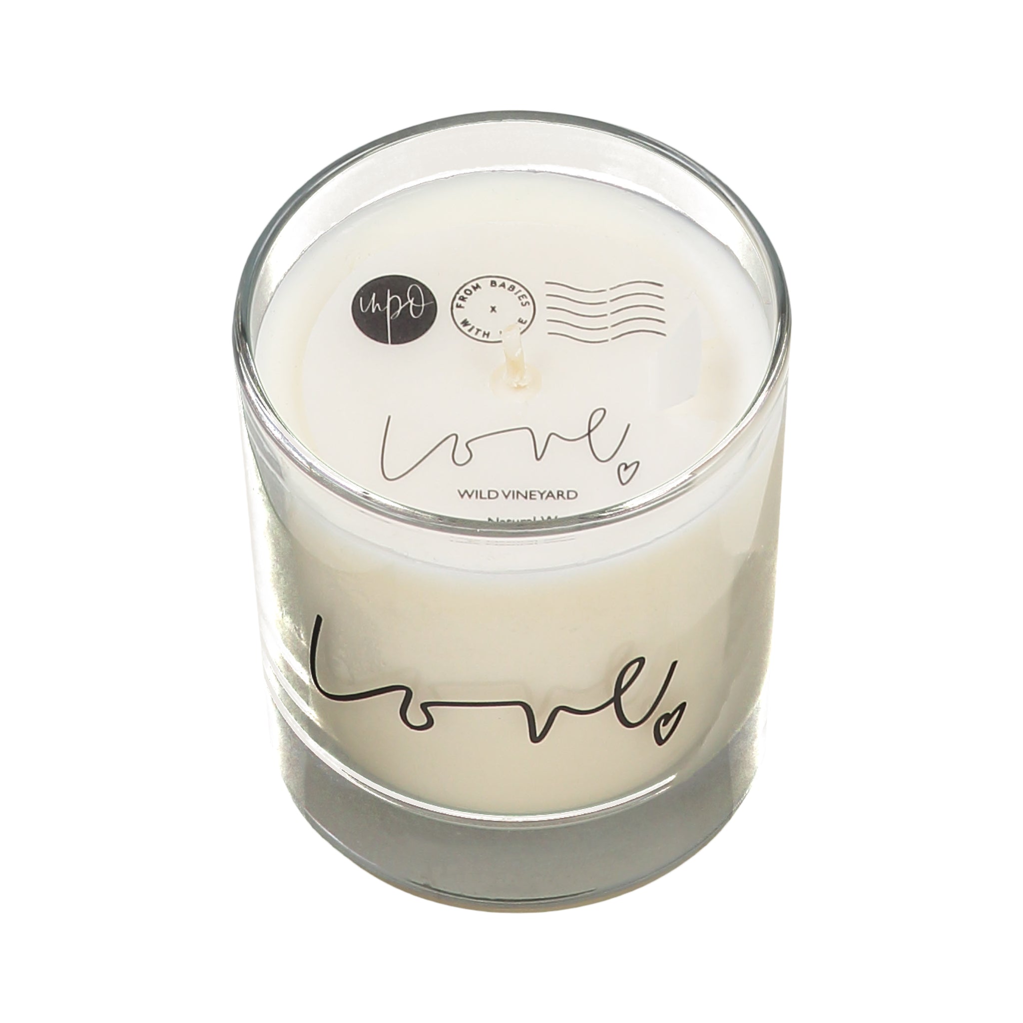 Love natural soy candle - INPO x From Babies with Love